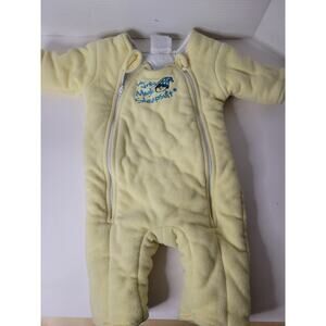 Baby Merlin's Magic Sleepsuit Fleece Pajamas Yellow Large 6-9 Months 18-21 lbs.